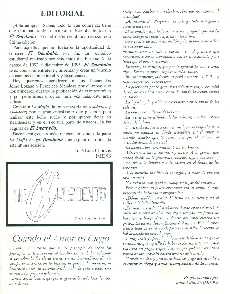 "El Decibelio Edición Especial", mayo 10, 1999, página 2